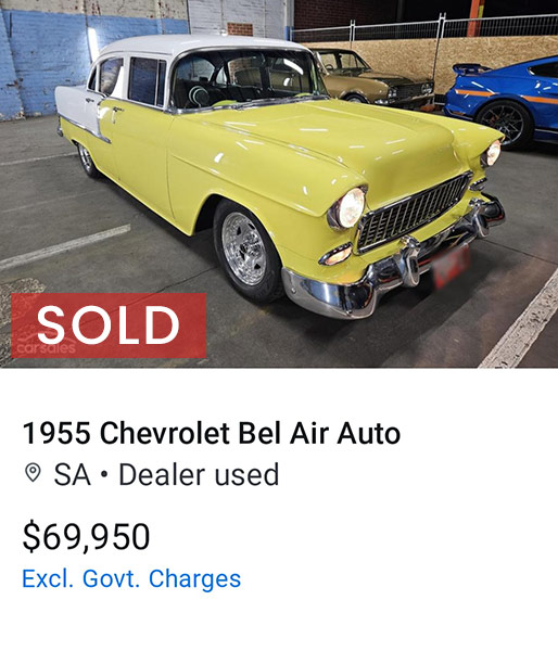 1955 Chevrolet Bel Air Auto Green